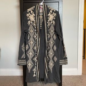 Johnny Was - Long Embroidered Cardigan